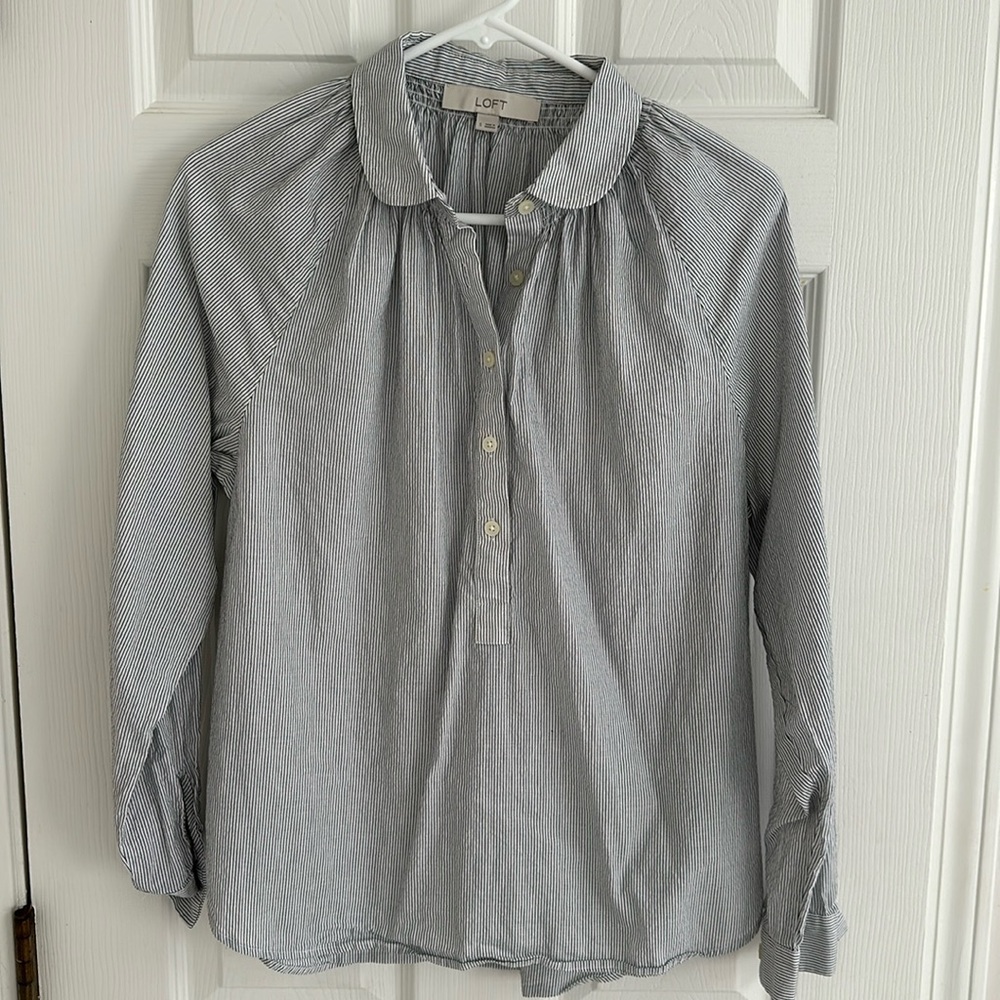 Loft striped blouse